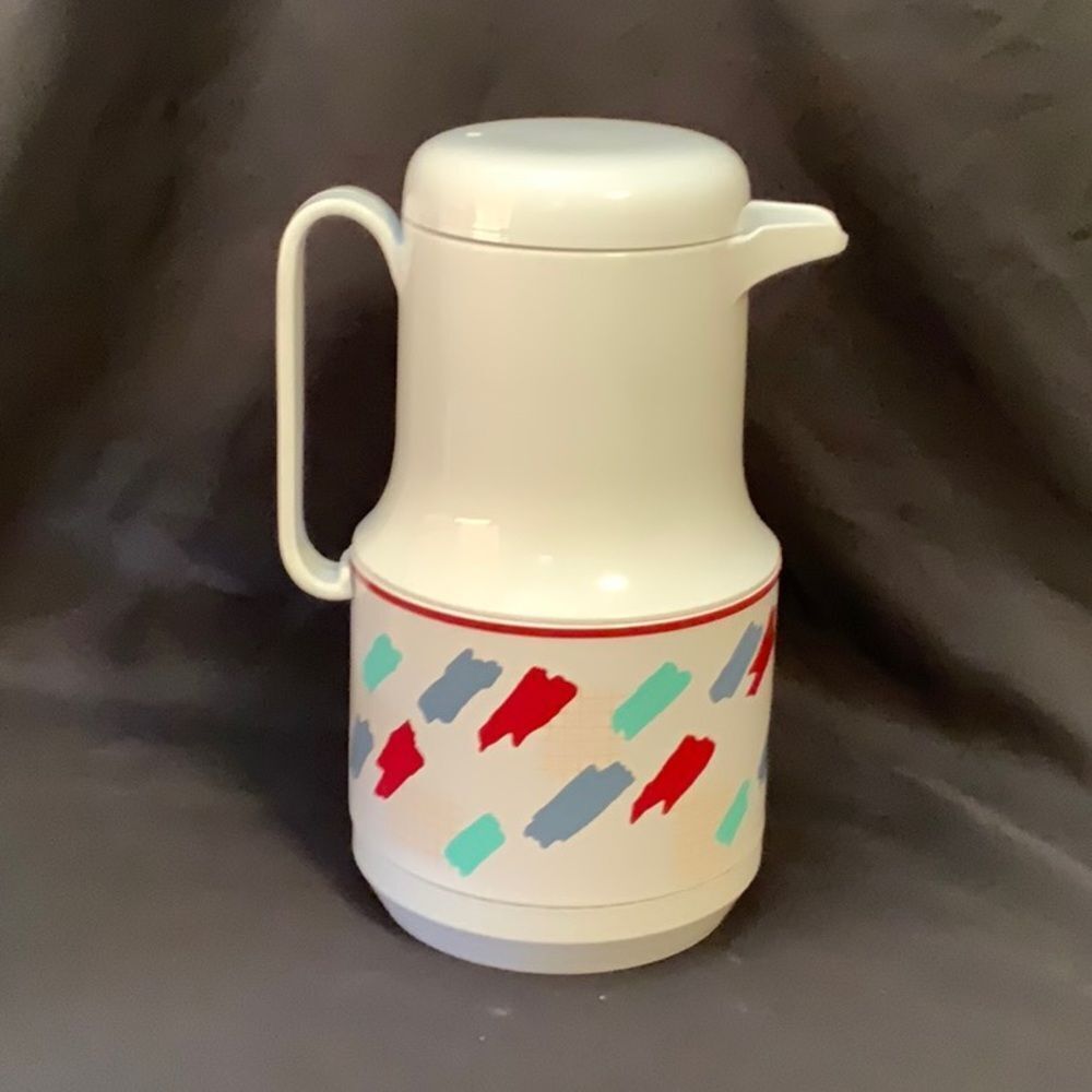 6PC THERMAL SERVING SET includes Thermos, 4 cups and serving tray RARE FIND - Picture 2 of 11